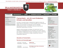 Tablet Screenshot of framersheim.de.alzey-land.de